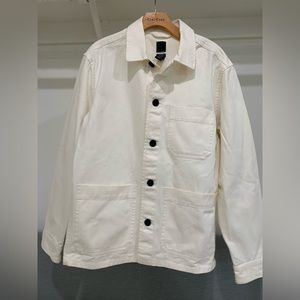 H&M White Jean Jacket